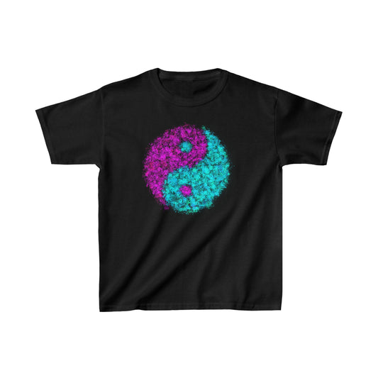 Pink/Teal Yin Yang Kids Tee