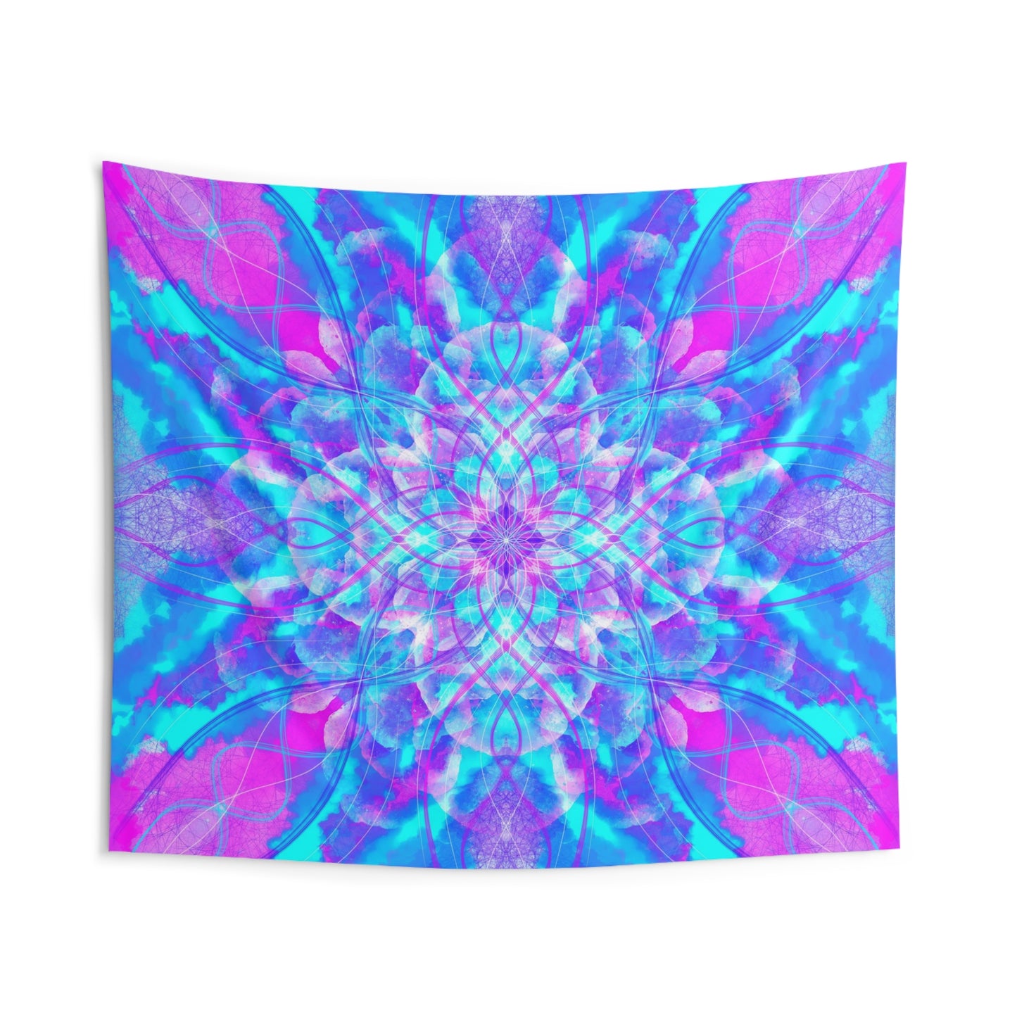 "Lost Among the Clouds" Cosmic Mandala - Tapestry