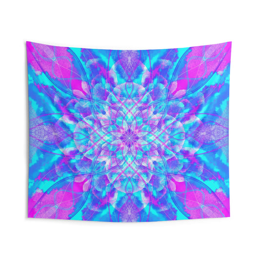 "Lost Among the Clouds" Cosmic Mandala - Tapestry