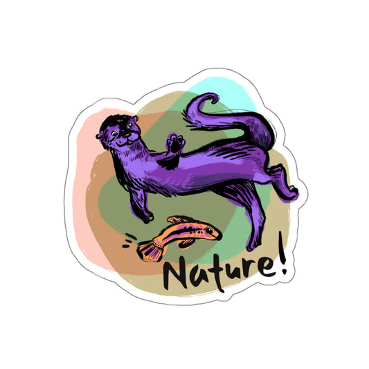 Otter in Nature! - Sticker