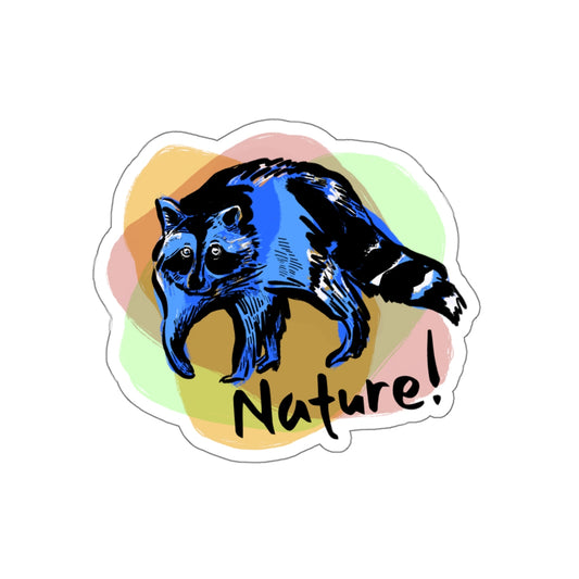 Raccoon in Nature! - Sticker