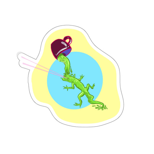 Cafe Lizard Ooze- Sticker