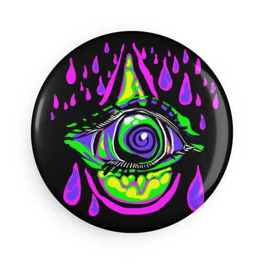 Eye Scream!- Round Button Magnet