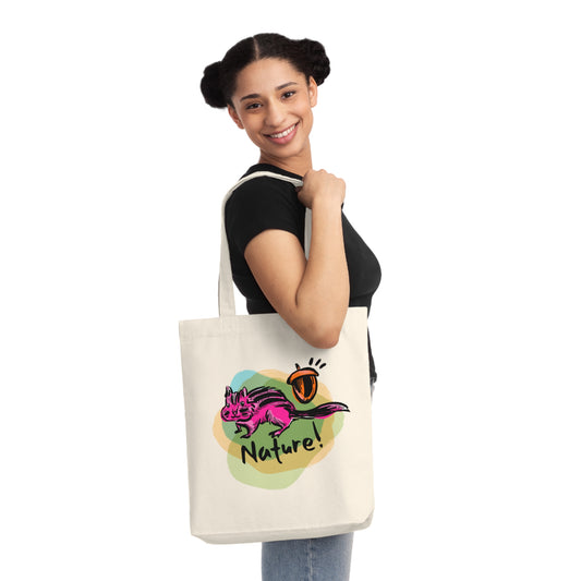 Chipmunk in Nature! - Woven Tote Bag