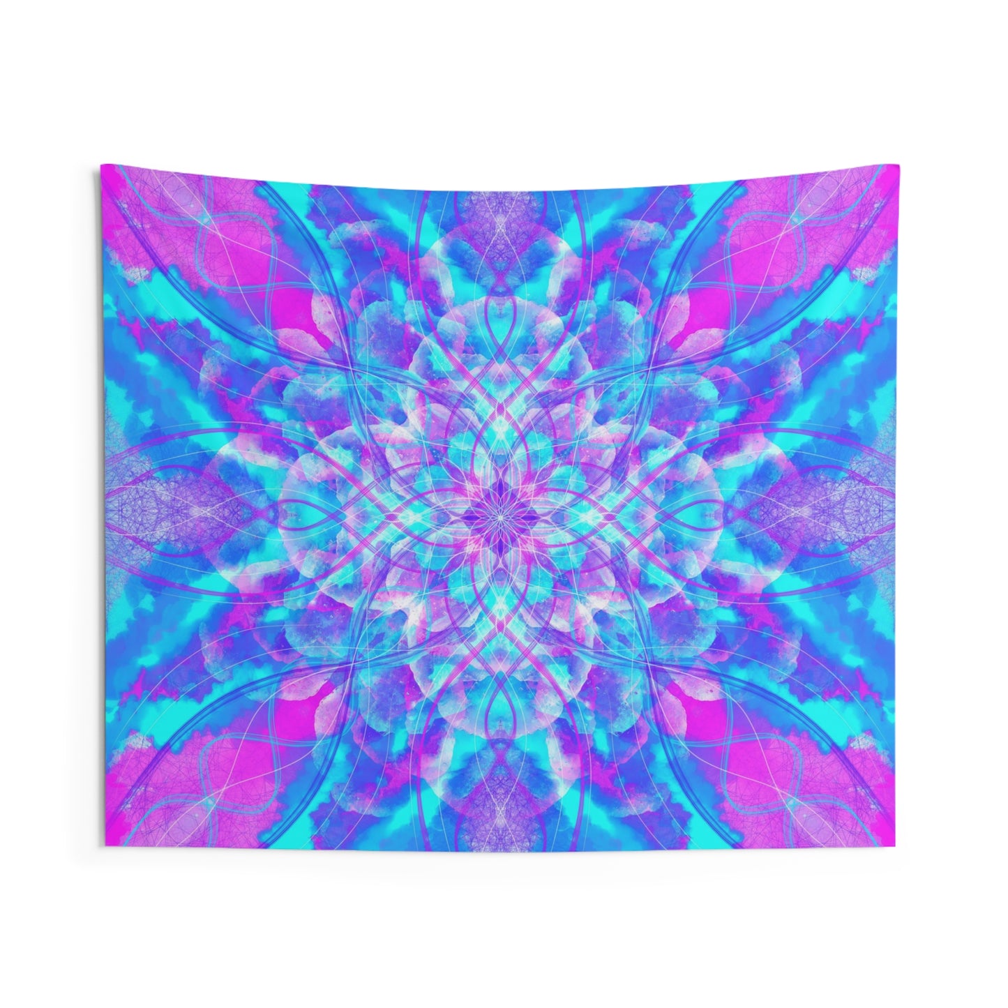 "Lost Among the Clouds" Cosmic Mandala - Tapestry